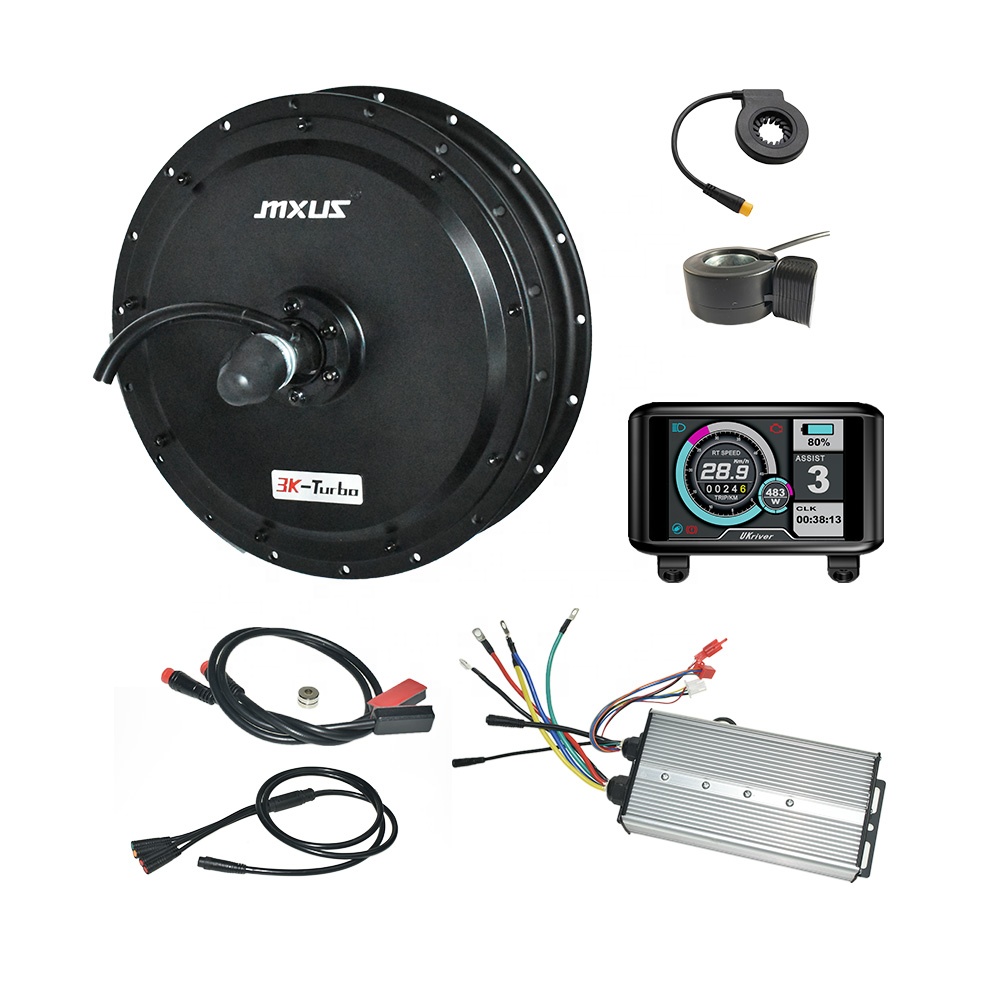 Electric Motorcycle Conversion Kit 72V - MXUS Bicicleta Elétrica 135mm Motocicleta 72V