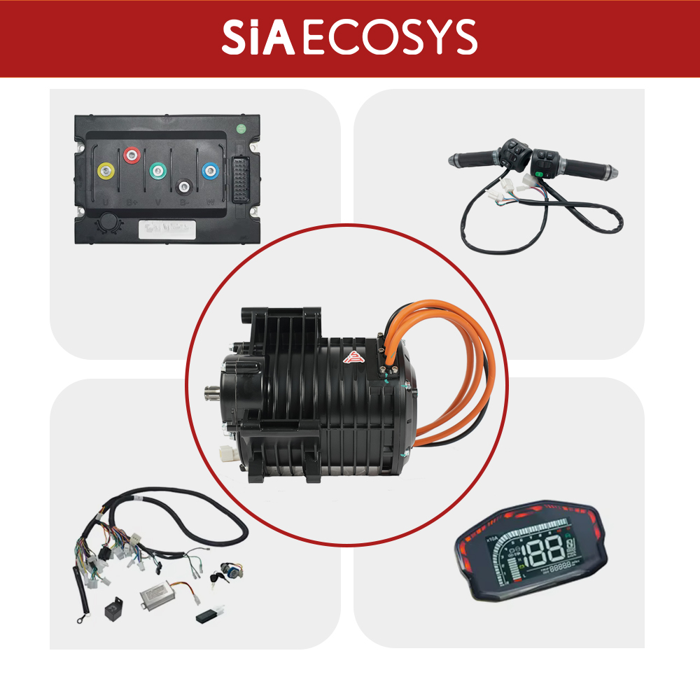 Kit de motor central QSMOTOR Q - Mid Drive Motor Kit 72V 3000W avaliação e preço