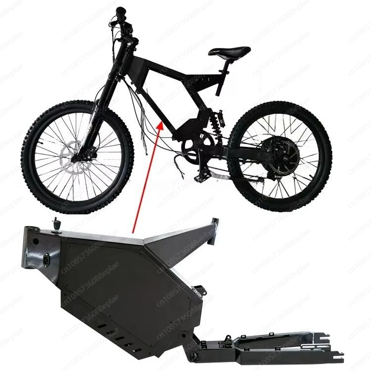 Quadro de bicicleta elétrica S - 8000W Stealth Bomber Ebike avaliação e preço