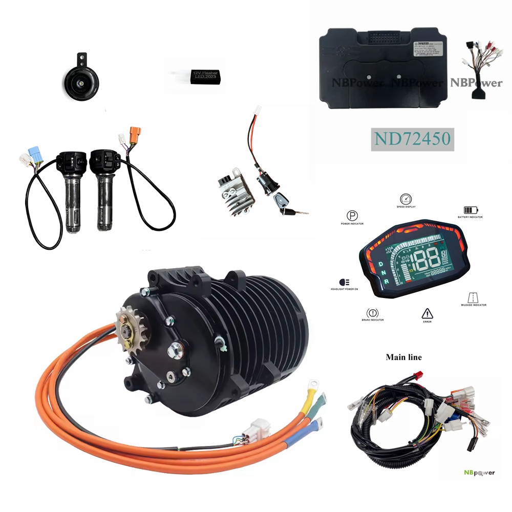 Kit de Conversão de Motor Cent - Mid Drive Motor Kit 72V 3000W avaliação e preço