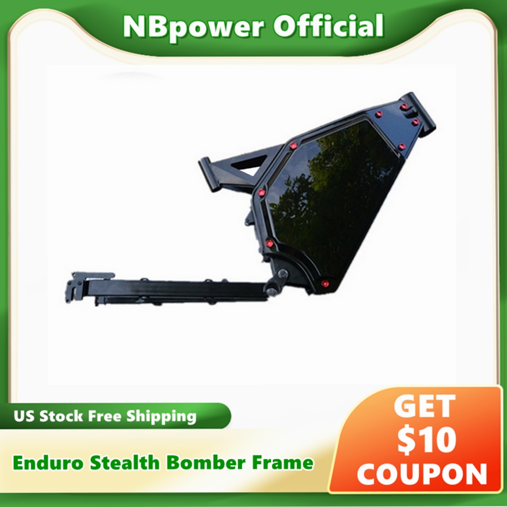 Quadro preto do bombardeiro do - 8000W Stealth Bomber Ebike avaliação e preço
