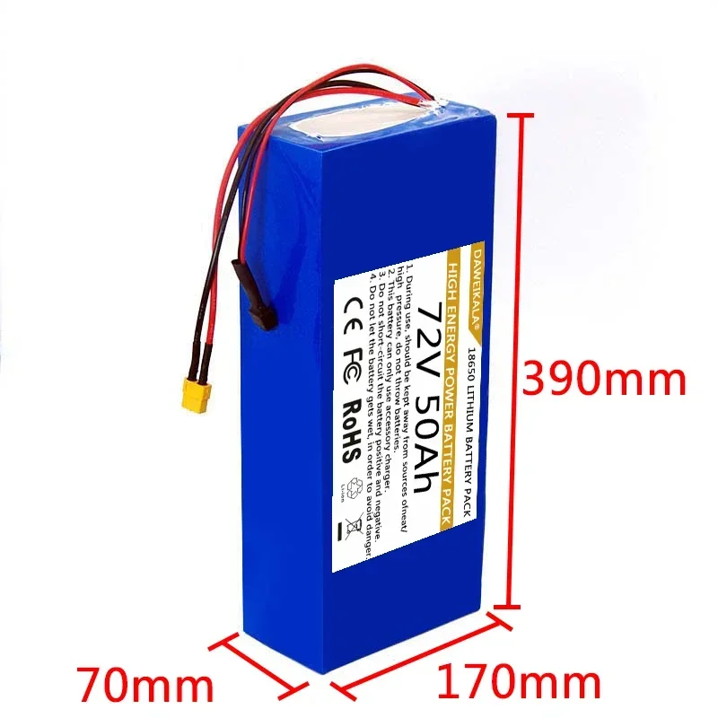 Bateria 72V 18650 50Ah de alta - 60V 30Ah Electric Scooter Battery avaliação e preço