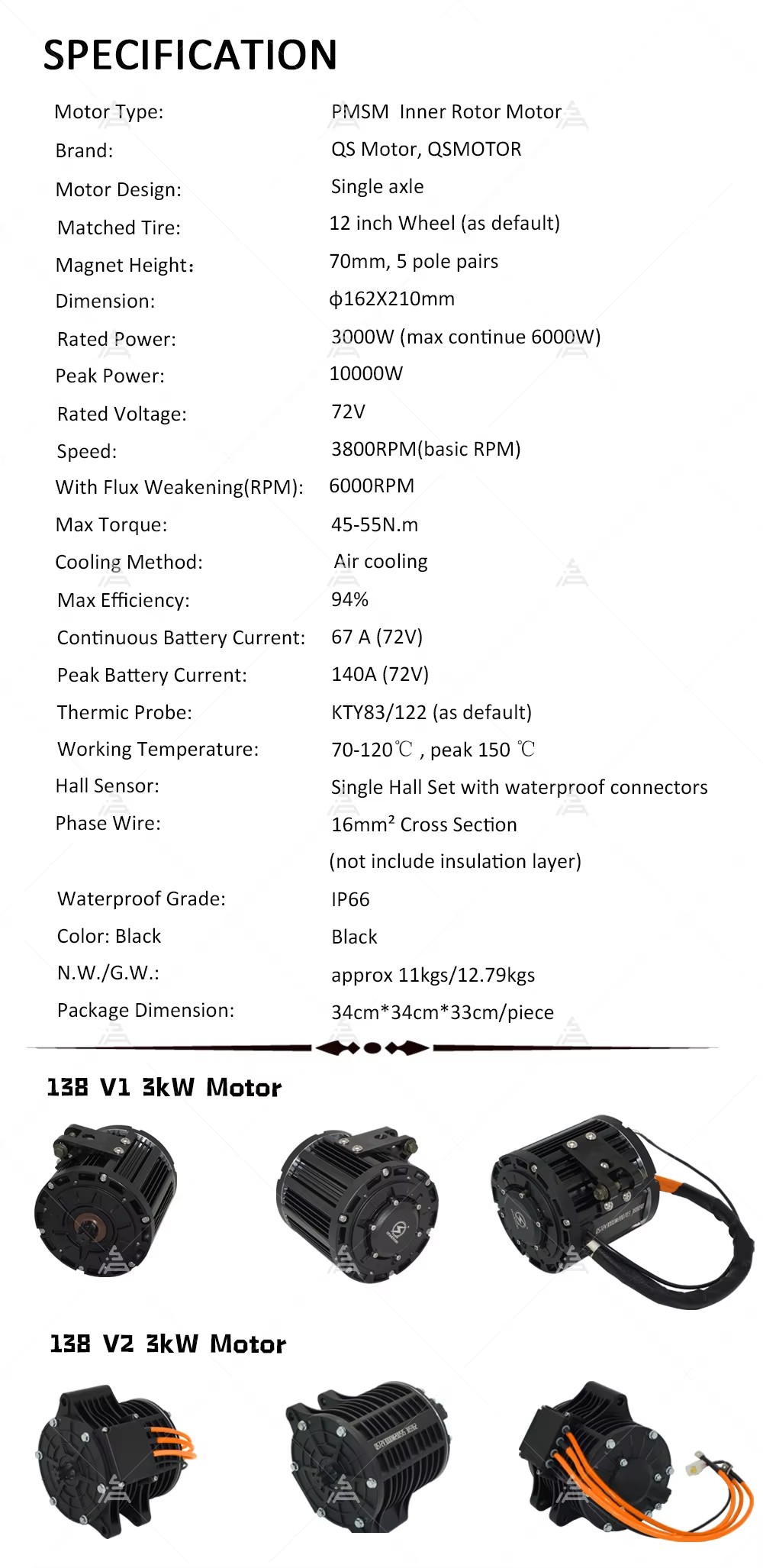 Kit de motor de acionamento mé - Mid Drive Motor Kit 72V 3000W avaliação e preço