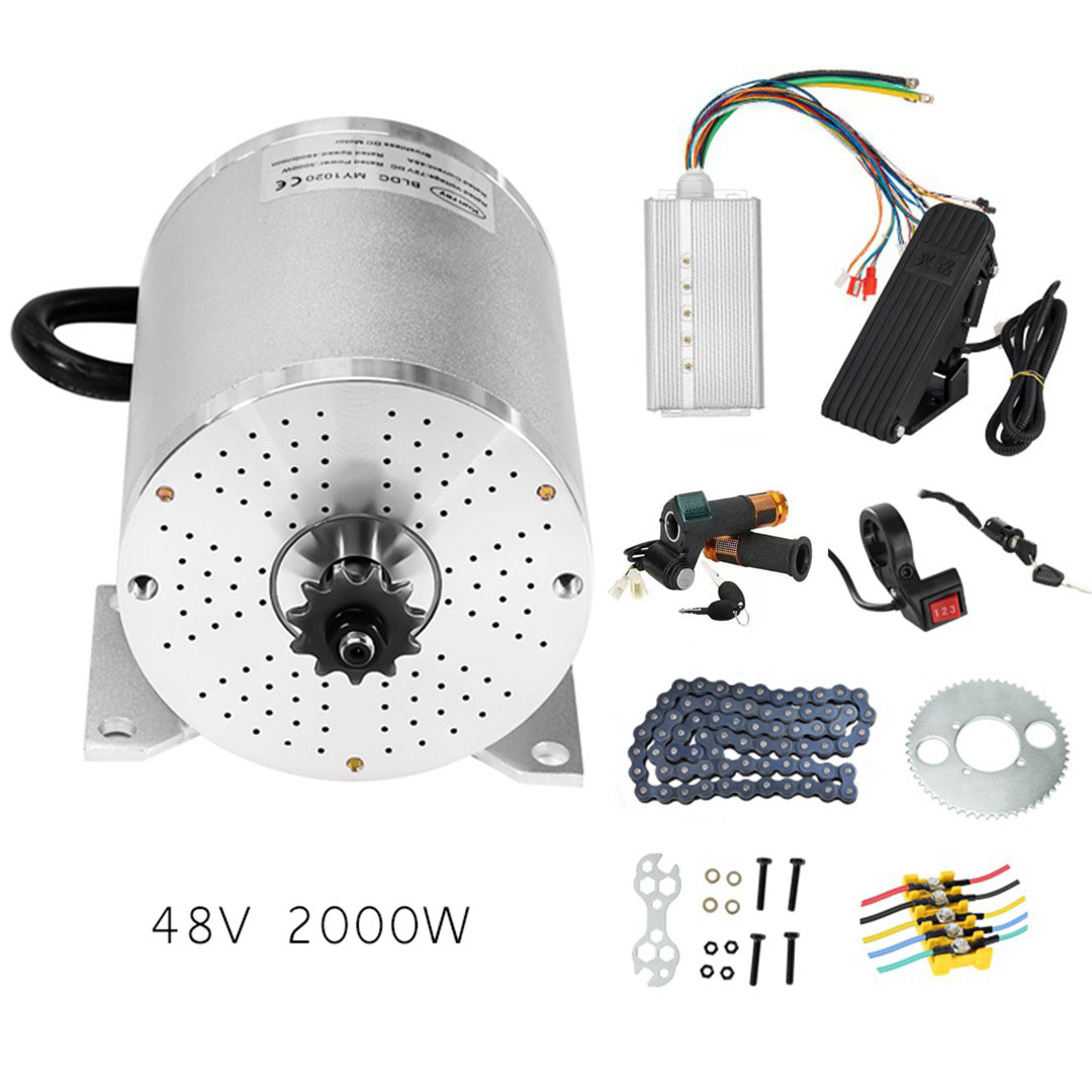 Kit de motor elétrico de conve - Electric Motorcycle Conversion Kit 72V avaliação e preço